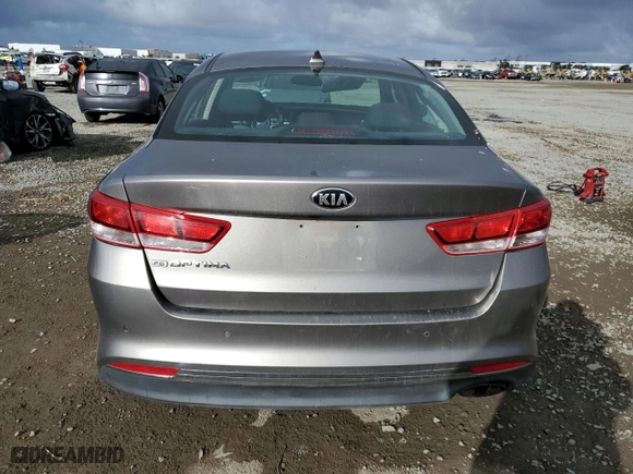 2018 Kia Optima LX with VIN 5XXGT4L32JG260953, listed as a Copart auction lot 46944115 with 75,729 mi miles and Salvage Title. Bid and sale history available at carsss.com. Image 6.