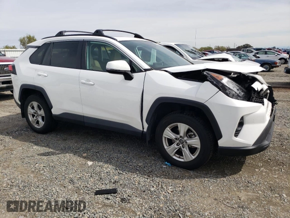 2019 Toyota RAV4 XLE with VIN 2T3P1RFV4KW082946, listed as a Copart auction lot 49841075 with 80,637 mi miles and Salvage Title. Bid and sale history available at carsss.com. Image 4.