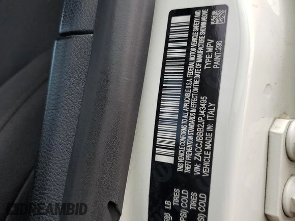 2018 Jeep Renegade Latitude with VIN ZACCJBBB2JPJ43495, listed as a Copart auction lot 56929015 with 115,808 mi miles and Salvage title. Bid and sale history available at DreamBid. Image 12.