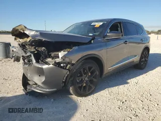 2022 Acura MDX w/Technology Package with VIN 5J8YD9H46NL012437, listed as a Copart auction lot 80527364 with 34,716 mi miles and Salvage Title. Bid and sale history available at carsss.com. Image 1.