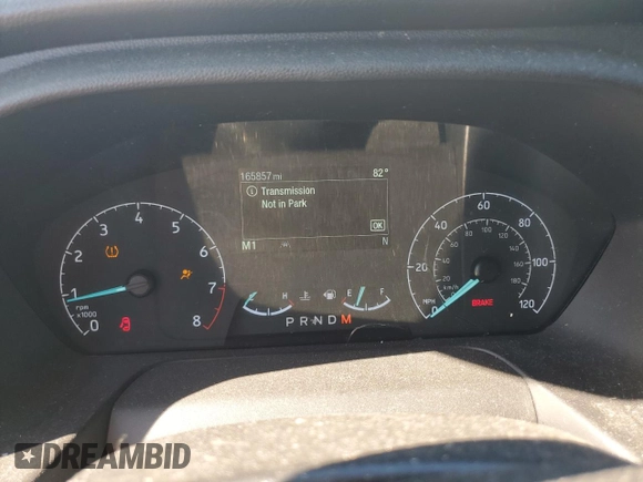 2020 Ford Transit Cargo with VIN 1FTBR2C80LKA40423, listed as a Copart auction lot 44417755 with 165,857 mi miles and Salvage Title. Bid and sale history available at DreamBid. Image 9.