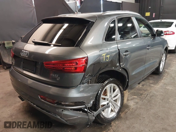 2017 Audi Q3 Premium with VIN WA1ECCFS2HR003006, listed as a IAAI auction lot 41947406 with 45,602 mi miles. Bid and sale history available at carsss.com. Image 4.