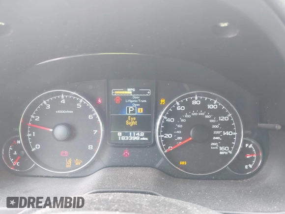 2013 Subaru Legacy Limited with VIN 4S3BMDP67D2005284, listed as a IAAI auction lot 41947296 with 183,398 mi miles and . Bid and sale history available at DreamBid. Image 7.