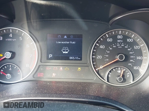 2019 Kia Optima LX with VIN 5XXGT4L38KG365515, listed as a IAAI auction lot 41829120 with 86,510 mi miles. Bid and sale history available at carsss.com. Image 7.