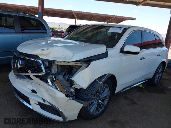 2017 Acura MDX Technology z VIN 5FRYD4H51HB001510, wystawiony jako IAAI lot #42242391 z przebiegiem 106 932 mil mil oraz . Historia ofert i sprzedaży dostępna na DreamBid. Obrazek 6.