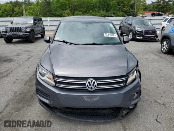 2012 Volkswagen Tiguan LE with VIN WVGAV7AXXCW005049, listed as a Copart auction lot 57818925 with 137,850 mi miles and Salvage title. Bid and sale history available at DreamBid. Image 5.