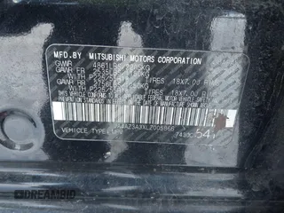 2020 Mitsubishi Outlander ES z VIN JA4AZ3A3XLZ005866, wystawiony jako IAAI lot #41316079 z przebiegiem 61 490 mil mil oraz . Historia ofert i sprzedaży dostępna na DreamBid. Obrazek 9.