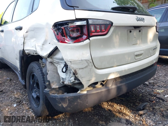 2021 Jeep Compass Sport с VIN 3C4NJCABXMT560279, выставлен на аукционе IAAI как лот 42412425 с пробегом 53 374 миль миль и . История ставок и продаж доступна на DreamBid. Изображение 20.