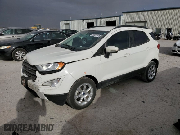 2018 Ford EcoSport SE z VIN MAJ3P1TE0JC189082, wystawiony jako Copart lot #49807575 z przebiegiem 79 865 mil mil oraz Szkoda całkowita • Salvage title. Historia ofert i sprzedaży dostępna na DreamBid. Obrazek 1.