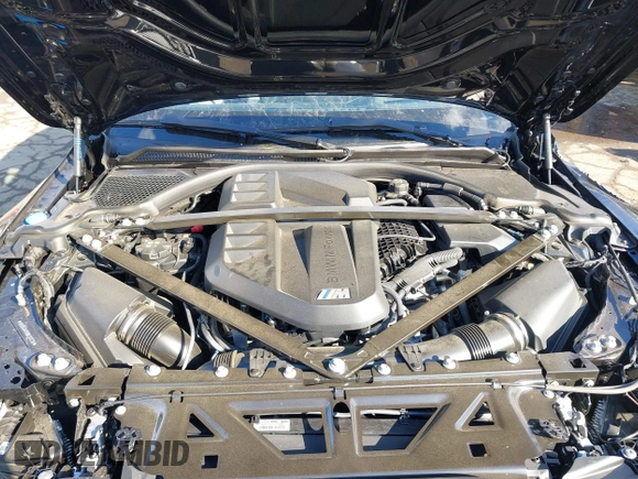 2024 BMW M4 Competition xDrive with VIN WBS43AZ09RCS01210, listed as a IAAI auction lot 41445369 with 8,897 mi miles. Bid and sale history available at carsss.com. Image 10.
