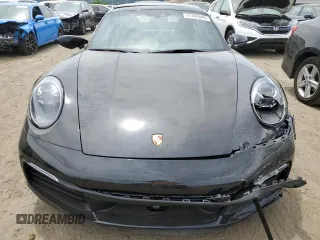 2024 Porsche 911 Carrera S with VIN WP0AB2A92RS218949, listed as a Copart auction lot 57306844 with 1,296 mi miles and Salvage Title. Bid and sale history available at carsss.com. Image 5.