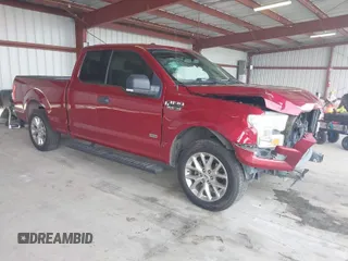 2015 Ford F-150 XL with VIN 1FTEX1CP1FFC30569, listed as a IAAI auction lot 41836652 with 126,443 mi miles. Bid and sale history available at carsss.com. Image 1.
