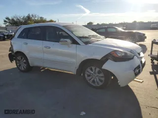 2010 Acura RDX Tech Pkg with VIN 5J8TB2H52AA003076, listed as a Copart auction lot 80296204 with 0 mi miles and Salvage Title. Bid and sale history available at carsss.com. Image 4.