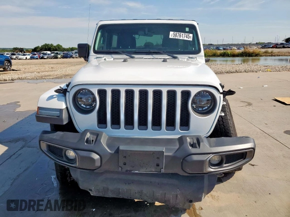 2021 Jeep Wrangler Unlimited Sport S z VIN 1C4HJXDN3MW729708, wystawiony jako Copart lot #58761745 z przebiegiem 64 011 mil mil oraz Szkoda całkowita • Salvage title. Historia ofert i sprzedaży dostępna na DreamBid. Obrazek 5.