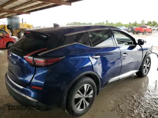 2022 Nissan Murano S with VIN 5N1AZ2AJ6NC124823, listed as a Copart auction lot 70787004 with 44,103 mi miles and Salvage Title. Bid and sale history available at DreamBid. Image 3.
