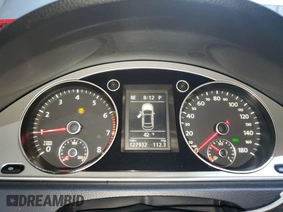 2012 Volkswagen CC Sport with VIN WVWMN7AN7CE509712, listed as a Copart auction lot 51003085 with 127,932 mi miles and Salvage Title. Bid and sale history available at DreamBid. Image 9.