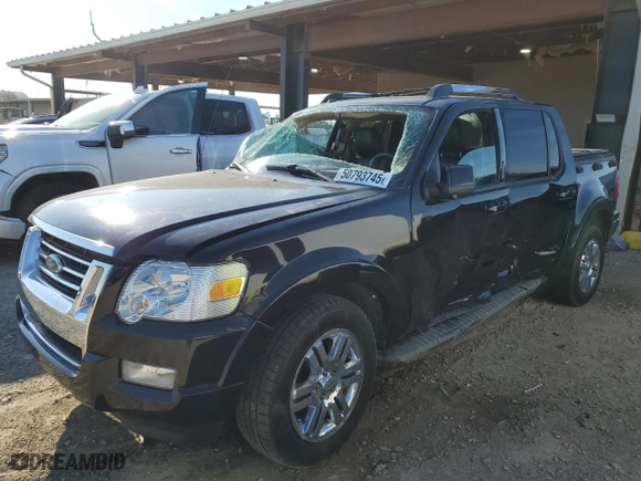 2010 Ford Explorer Sport Trac Limited with VIN 1FMEU3DEXAUF03347, listed as a Copart auction lot 50793745 with 161,956 mi miles and Salvage Title. Bid and sale history available at carsss.com. Image 1.