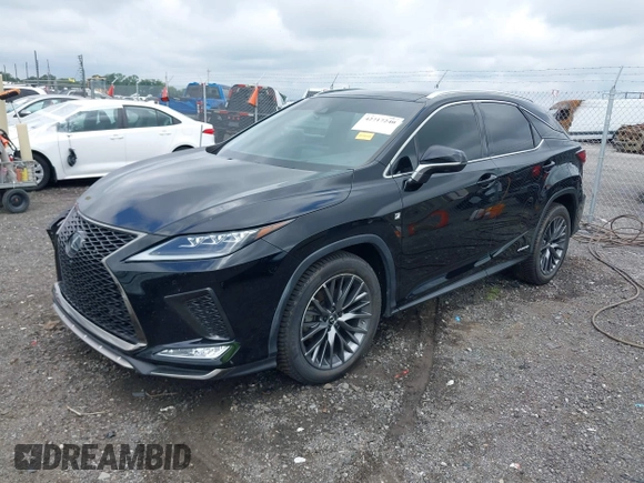 2020 Lexus RX 450h F Sport Performance with VIN 2T2YGMDA0LC044417, listed as a IAAI auction lot 42717240 with 86,633 mi miles and . Bid and sale history available at DreamBid. Image 2.