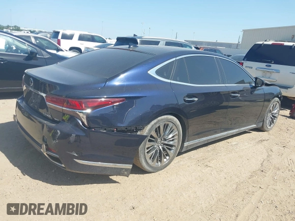 2018 Lexus LS with VIN JTHC5LFF5J5001627, listed as a IAAI auction lot 42021175 with 1 mi miles. Bid and sale history available at carsss.com. Image 4.