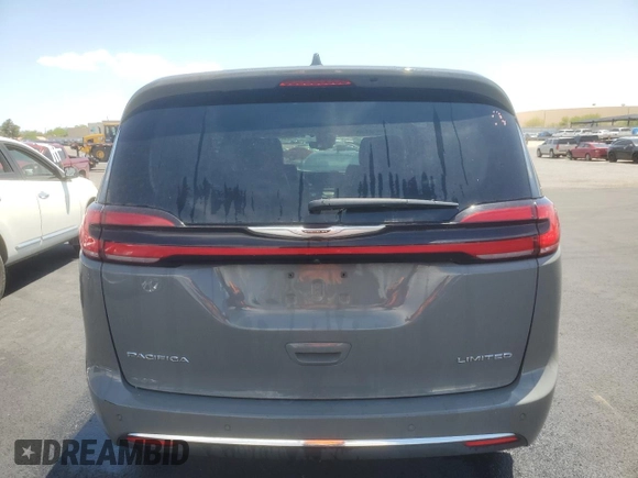 2023 Chrysler Pacifica Limited with VIN 2C4RC1GG8PR529266, listed as a Copart auction lot 60460235 with 56,506 mi miles and Clean title. Bid and sale history available at DreamBid. Image 6.