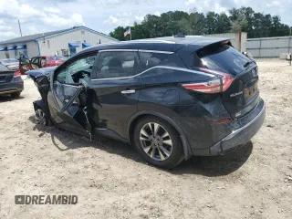 2016 Nissan Murano Platinum with VIN 5N1AZ2MG5GN159294, listed as a Copart auction lot 55422435 with Not provided miles and Non repairable. Bid and sale history available at DreamBid. Image 2.