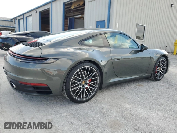 2024 Porsche 911 Carrera S with VIN WP0AB2A94RS219603, listed as a Copart auction lot 82570584 with 3,413 mi miles and Salvage Title. Bid and sale history available at carsss.com. Image 3.