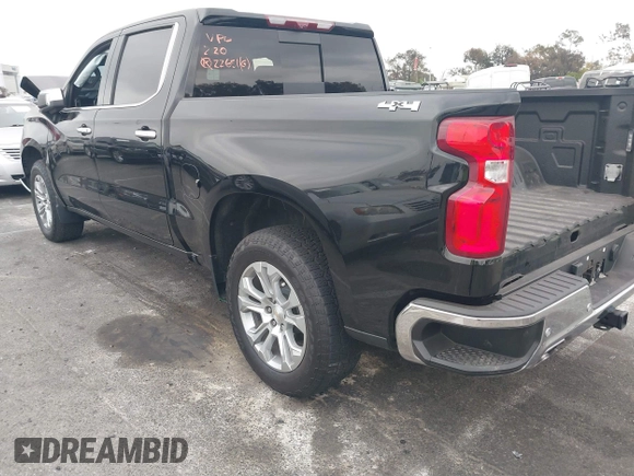 2024 Chevrolet Silverado 1500 LTZ with VIN 1GCUDGEL3RZ105870, listed as a IAAI auction lot 41681311 with 7,421 mi miles and . Bid and sale history available at DreamBid. Image 3.