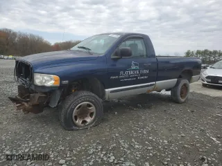 2005 Dodge Ram 2500 ST with VIN 3D7KS26D55G826098, listed as a Copart auction lot 52813795 with 0 mi miles and Clean Title. Bid and sale history available at carsss.com. Image 1.