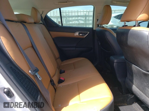 2014 Lexus CT 200h with VIN JTHKD5BH2E2194912, listed as a Copart auction lot 50872395 with Not provided miles and Salvage title. Bid and sale history available at DreamBid. Image 10.