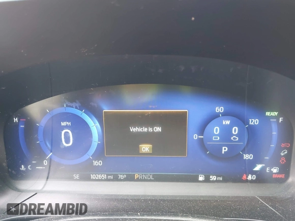 2020 Ford Escape SE Sport Hybrid with VIN 1FMCU9BZ4LUC25970, listed as a IAAI auction lot 42404984 with 102,651 mi miles and . Bid and sale history available at DreamBid. Image 7.