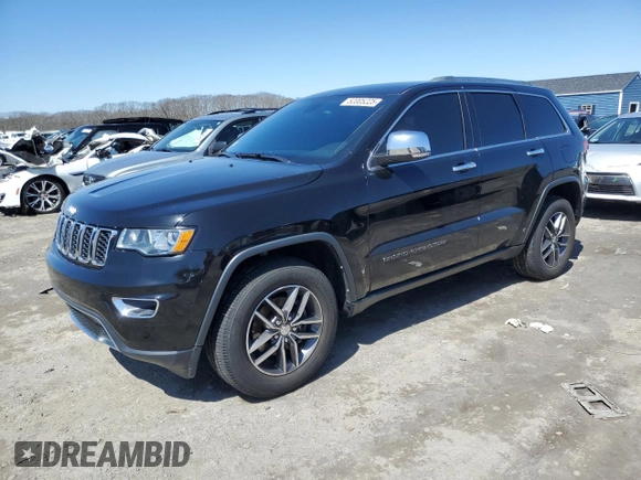 2018 Jeep Grand Cherokee Limited with VIN 1C4RJFBG0JC190853, listed as a Copart auction lot 52005225 with 77,667 mi miles and Salvage Title. Bid and sale history available at carsss.com. Image 1.
