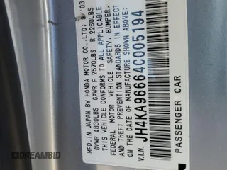 2004 Acura RL w/Navigation System with VIN JH4KA96664C005194, listed as a Copart auction lot 72174224 with 71,304 mi miles and Salvage Title. Bid and sale history available at carsss.com. Image 12.
