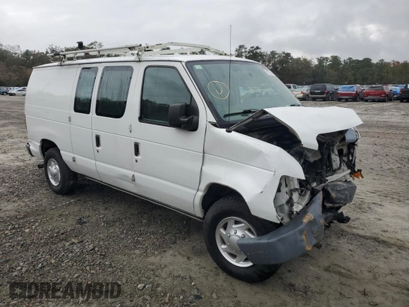 2010 Ford Econoline Cargo Commercial with VIN 1FTNE2EL8ADA54016, listed as a Copart auction lot 81127704 with 190,219 mi miles and Salvage title. Bid and sale history available at DreamBid. Image 4.