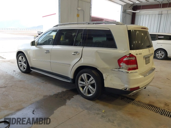 2011 Mercedes-Benz GL-Class GL 450 with VIN 4JGBF7BE9BA645344, listed as a IAAI auction lot 42099508 with 134,244 mi miles. Bid and sale history available at carsss.com. Image 3.