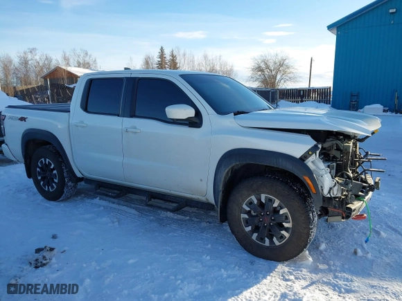 2024 Nissan Frontier PRO-4X with VIN 1N6ED1EK3RN620414, listed as a IAAI auction lot 41613820 with 10,714 mi miles. Bid and sale history available at carsss.com. Image 14.