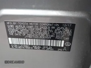 2018 Lexus IS 300 с VIN JTHBA1D22J5067449, выставлен на аукционе IAAI как лот 42130603 с пробегом 24 312 миль миль и . История ставок и продаж доступна на DreamBid. Изображение 9.