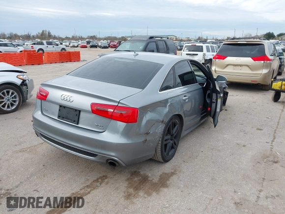 2015 Audi A6 3.0T Premium Plus with VIN WAUFGAFC9FN047047, listed as a IAAI auction lot 41328488 with 83,840 mi miles. Bid and sale history available at carsss.com. Image 4.