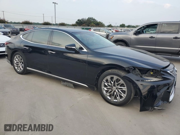 2018 Lexus LS with VIN JTHB51FF3J5002758, listed as a Copart auction lot 66185614 with 103,285 mi miles and Salvage Title. Bid and sale history available at carsss.com. Image 4.