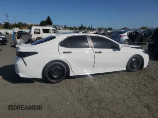 2023 Toyota Camry SE with VIN 4T1T11AK3PU777092, listed as a Copart auction lot 52180785 with 46,836 mi miles and Salvage Title. Bid and sale history available at DreamBid. Image 3.