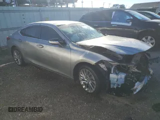 2020 Lexus ES 350 Luxury with VIN 58AEZ1B13LU073808, listed as a Copart auction lot 76403914 with 57,293 mi miles and Salvage title. Bid and sale history available at DreamBid. Image 4.