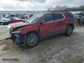 2022 Chevrolet Traverse LT Cloth with VIN 1GNEVGKW8NJ157091, listed as a Copart auction lot 89174845 with 34,154 mi miles and Non Repairable. Bid and sale history available at carsss.com. Image 1.