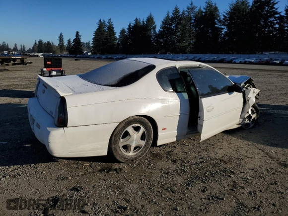 2004 Chevrolet Monte Carlo SS with VIN 2G1WX15K849168611, listed as a Copart auction lot 43228395 with 0 mi miles and Salvage Title. Bid and sale history available at carsss.com. Image 3.
