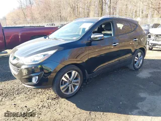 2014 Hyundai Tucson Limited with VIN KM8JU3AG7EU837183, listed as a IAAI auction lot 41815441 with 116,297 mi miles. Bid and sale history available at carsss.com. Image 22.