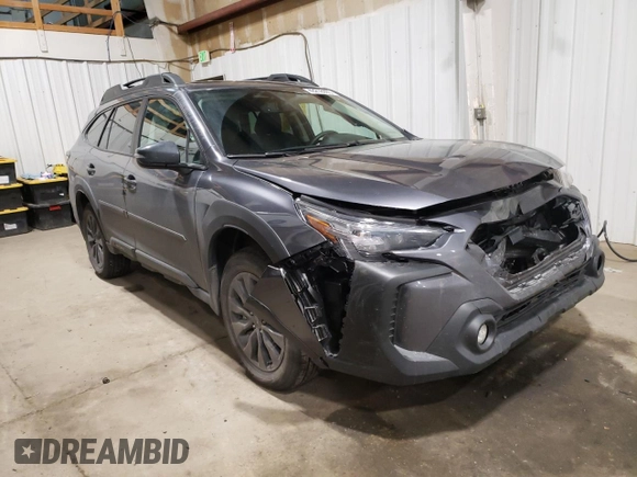 2025 Subaru Outback Onyx Edition with VIN 4S4BTALC7S3119415, listed as a Copart auction lot 43218985 with 2,255 mi miles and Salvage Title. Bid and sale history available at carsss.com. Image 4.