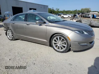 2015 Lincoln MKZ Hybrid with VIN 3LN6L2LU0FR621254, listed as a Copart auction lot 55275185 with 104,021 mi miles and Salvage Title. Bid and sale history available at DreamBid. Image 4.