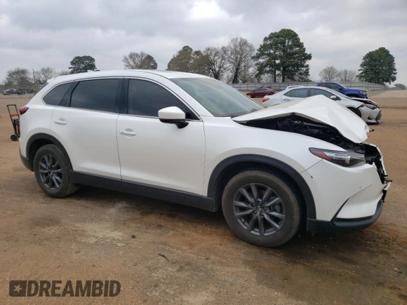 2021 Mazda CX-9 Touring with VIN JM3TCBCY2M0536723, listed as a Copart auction lot 48598105 with 35,886 mi miles and Salvage title. Bid and sale history available at DreamBid. Image 4.