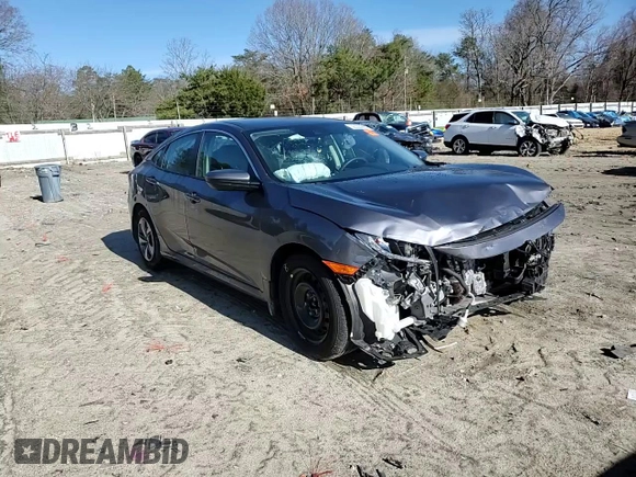2020 Honda Civic LX z VIN 2HGFC2F65LH530300, wystawiony jako Copart lot #50333265 z przebiegiem 45 444 mil mil oraz Szkoda całkowita • Salvage title. Historia ofert i sprzedaży dostępna na DreamBid. Obrazek 11.