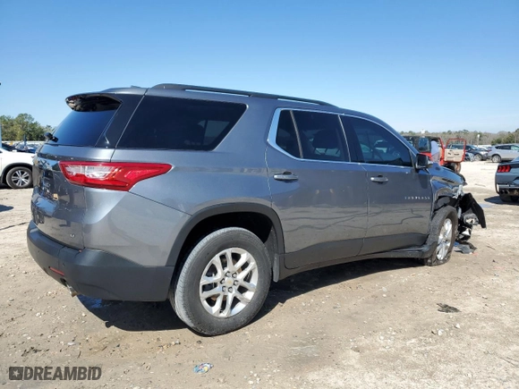 2021 Chevrolet Traverse LT Cloth with VIN 1GNEVGKW1MJ218263, listed as a Copart auction lot 48031995 with 84,124 mi miles and Non Repairable. Bid and sale history available at carsss.com. Image 3.
