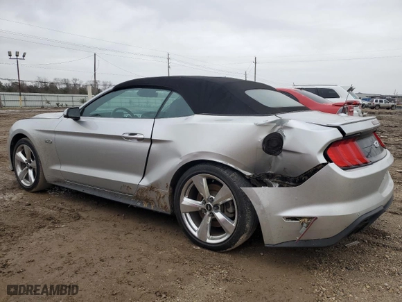 2018 Ford Mustang GT Premium with VIN 1FATP8FF8J5154159, listed as a Copart auction lot 88543375 with 99175 miles and Salvage Title. Bid and sale history available at carsss.com. Image 2.