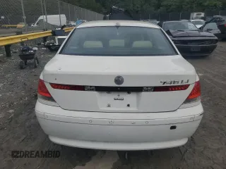 2005 BMW 7 Series 745Li with VIN WBAGN63545DS59999, listed as a Copart auction lot 70683274 with 121,951 mi miles and Clean Title. Bid and sale history available at carsss.com. Image 6.